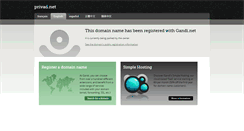 Desktop Screenshot of privad.net